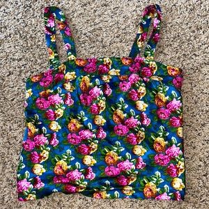 Victoria Secret floral Silk tank